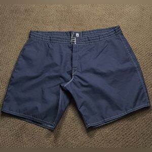 Vintage Birdwell Beach Britches Surf Trunks Board Shorts USA Men 44 XXL Two tone